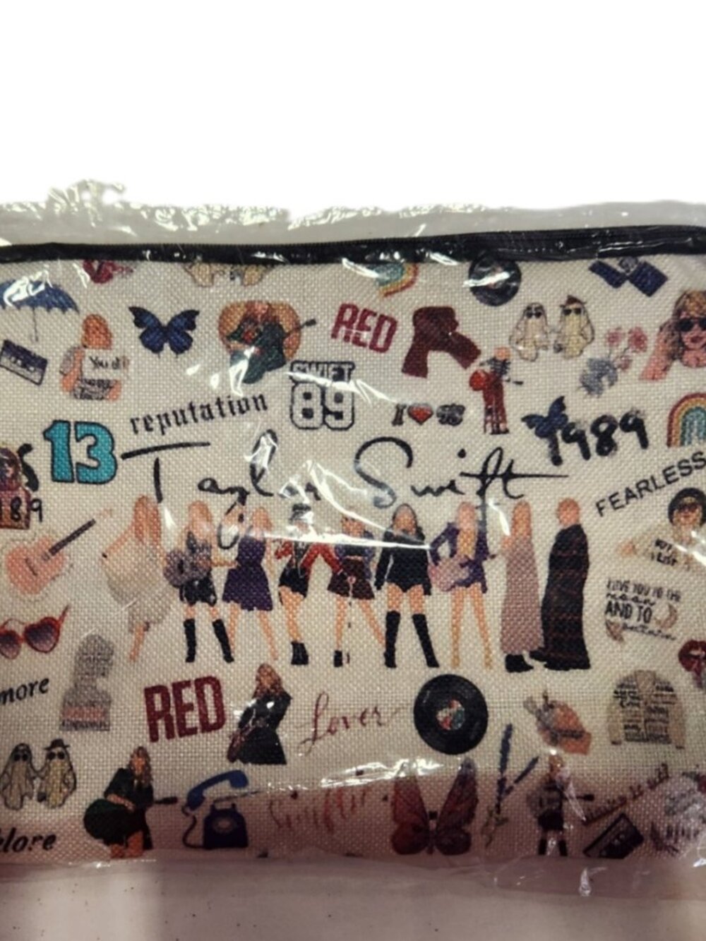 Taylor Swift Eras makeup bag! 10" by 7"